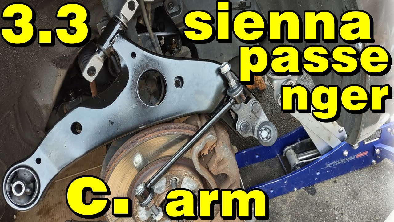 2004 2006 Toyota sienna Camry Avalon lower control arm and sway bar link replacement