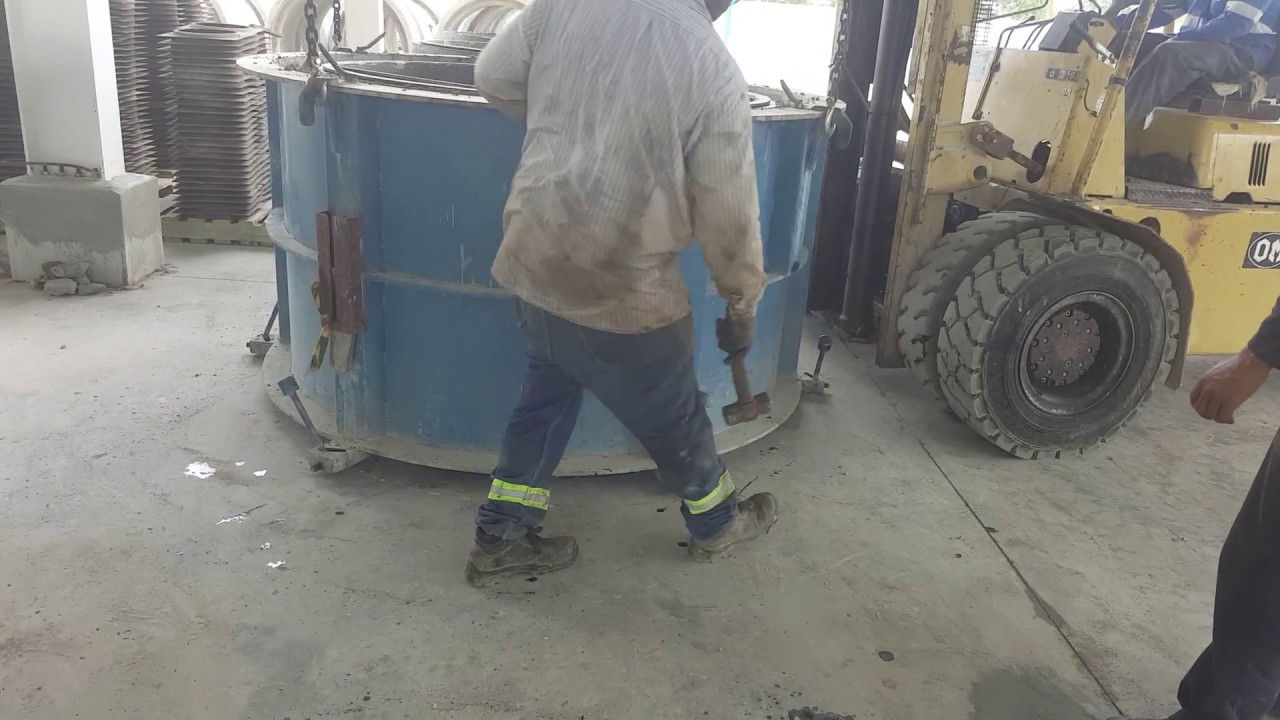 Como hacer un tubo de concreto grande de alta calidad