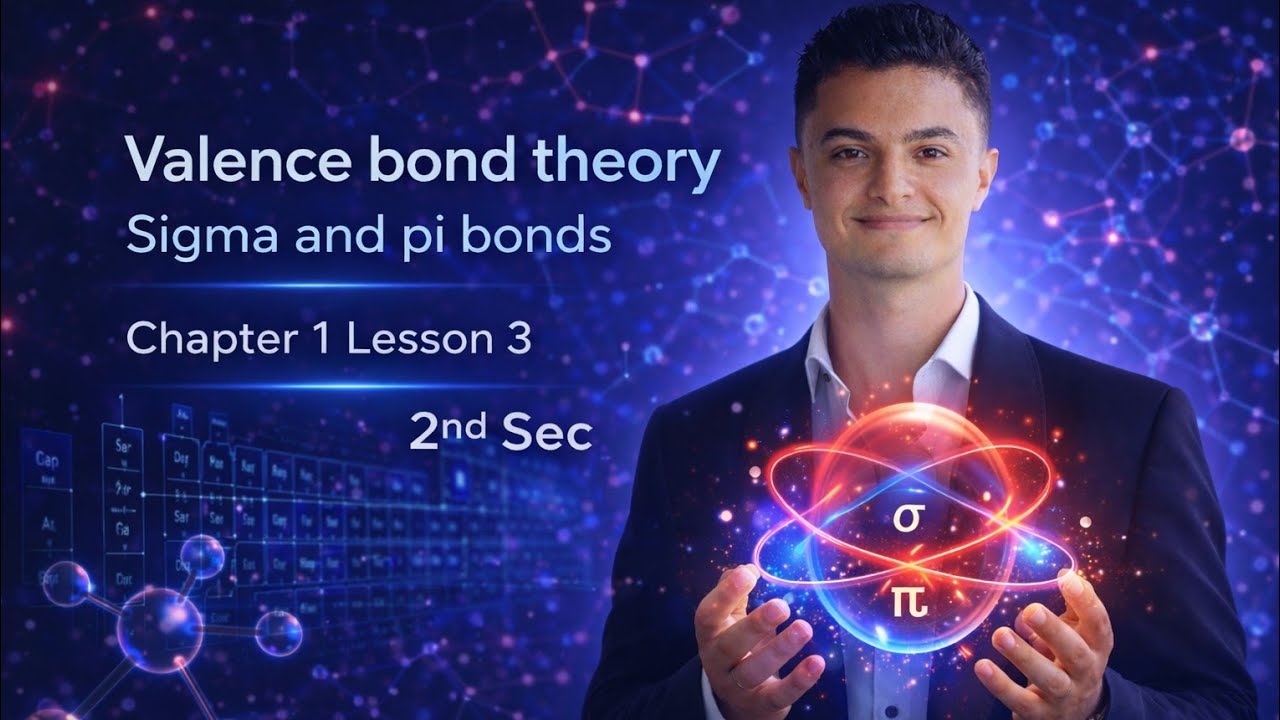 2nd Sec  Valence bond theory Sigma and pi bonds Chapter (1) Lesson (3)
