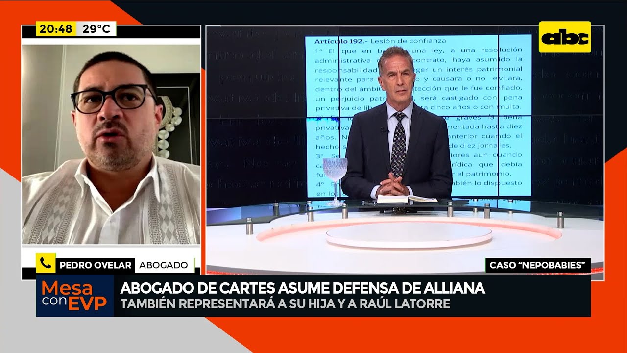 Caso ‘‘nepobabies'': abogado de Cartes asumió la defensa de Pedro Alliana, hija y Raúl Latorre