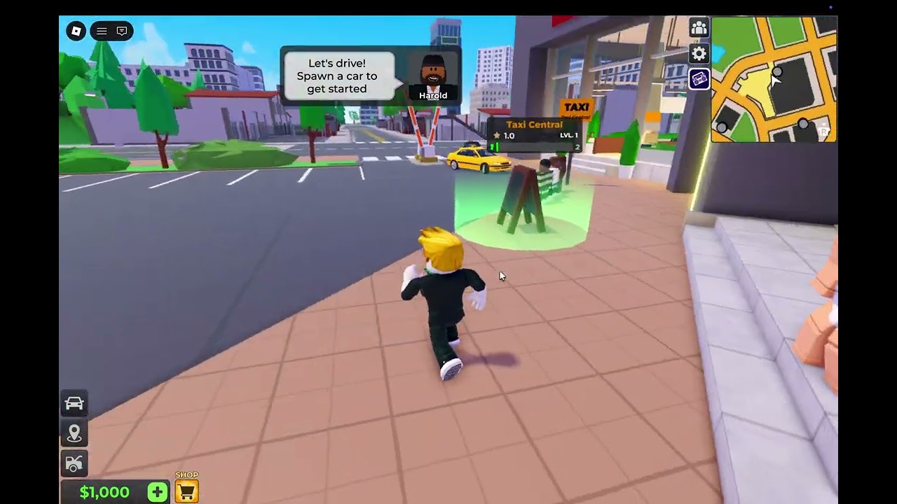 PixelBlade exclusive video - Taxi Boss -- Roblox