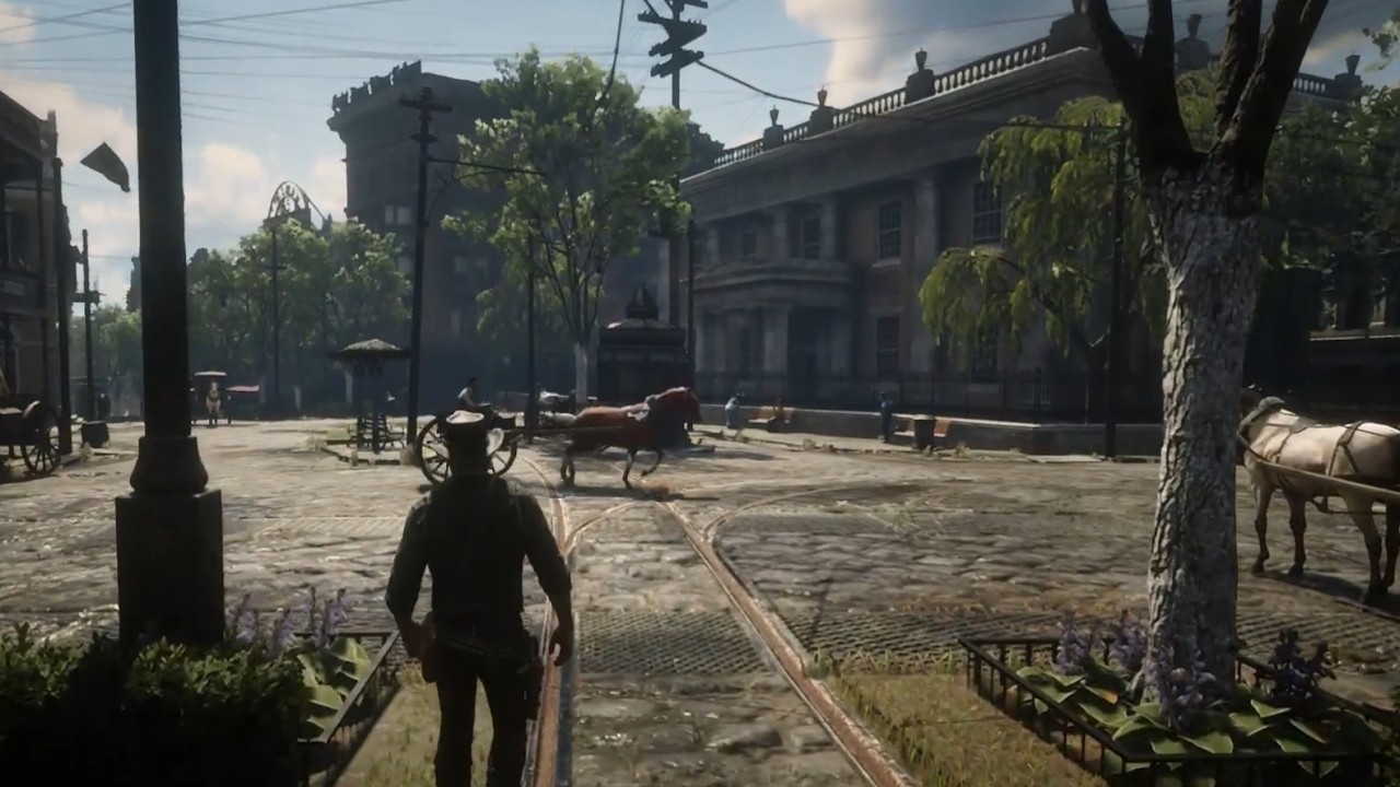 Saint Denis to Rhodes - Chill Red Dead Redemption ambient walk