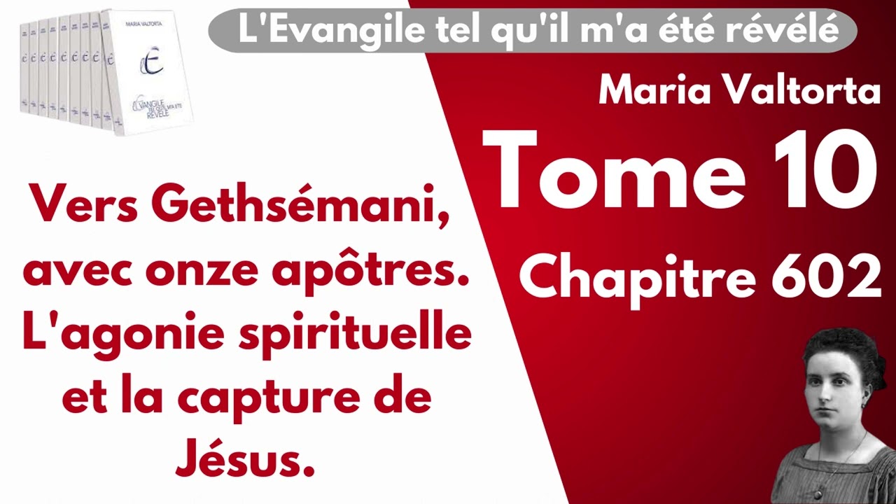 Maria Valtorta - Tome 10, chapitre 602 - L'Evangile tel qu'il m'a été révélé