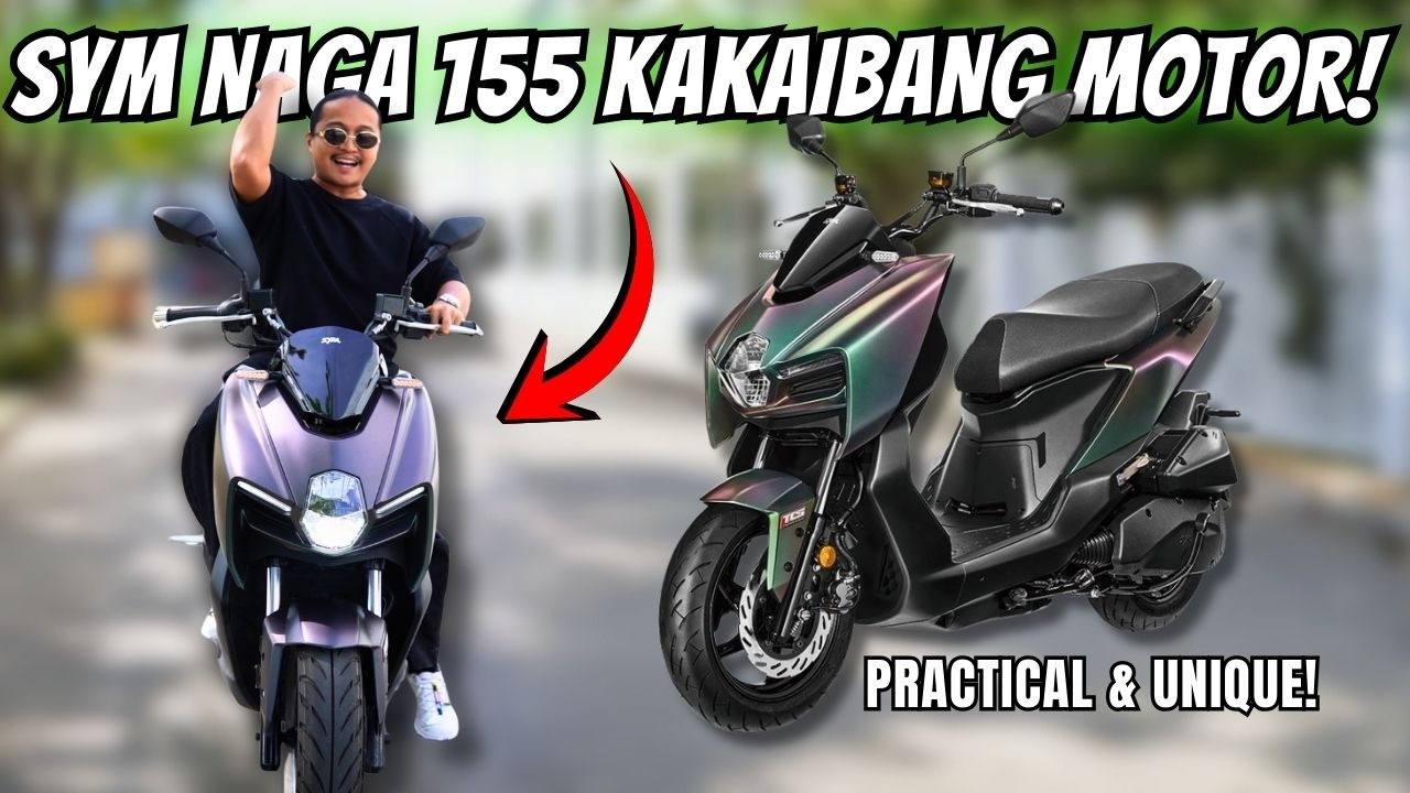 SYM NAGA 155 Kakaibang Motor! Practical & Unique!