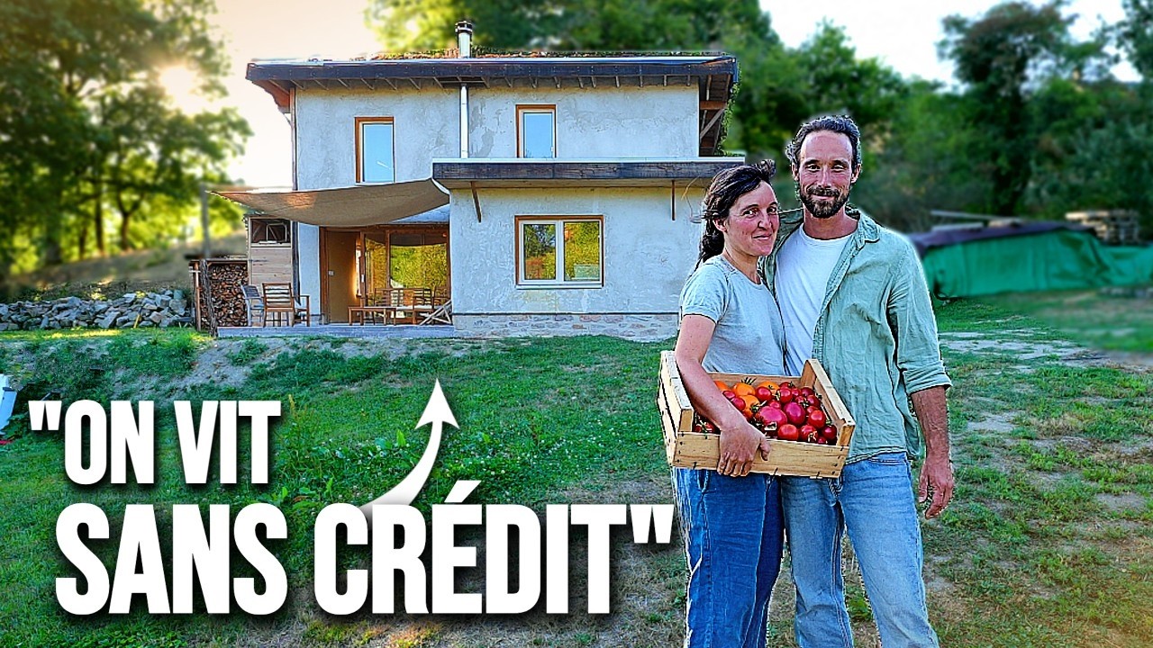 Vivre pour 0&euro; de factures : ils l'ont fait ! (maison en paille 100% autonome) - Le Jeune Paysan