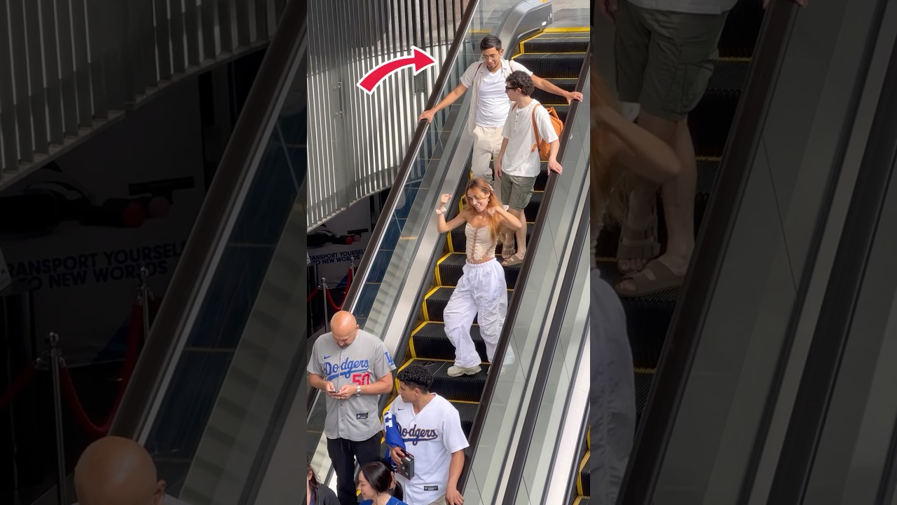 Dancing in public 😳 Their reaction is funny! | Andra Gogan