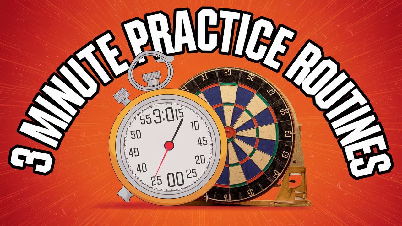 Can These Three Minute Practice Darts Games Improve Your Game?