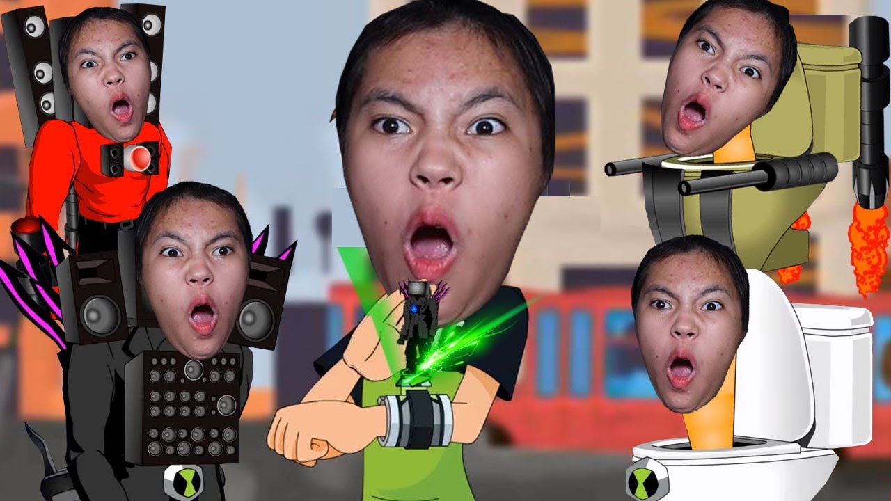 จะเป็นยังไงถ้าเบ็นเท็นแปลงร่างเป็นไททัน TV MAN | Ben 10 Skibidi Toilet