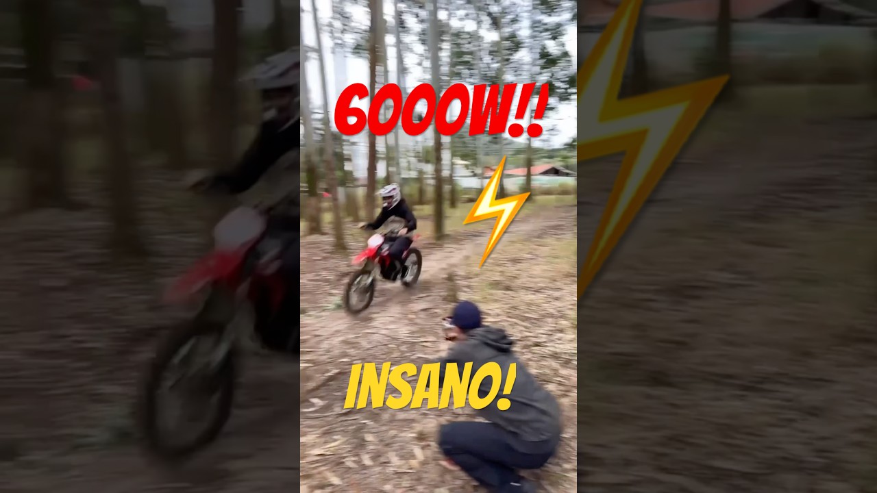 Testei a Bosuer 6000W⚡️ A Moto El&eacute;trica MAIS R&Aacute;PIDA! 😱 #bosuer #6000w #GrinGO