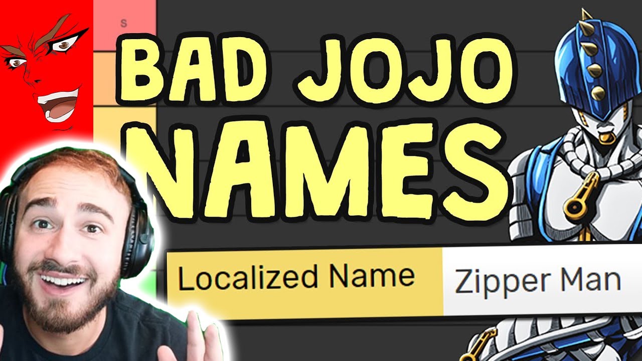 Рейтинг ужасных названий локализаций JoJo