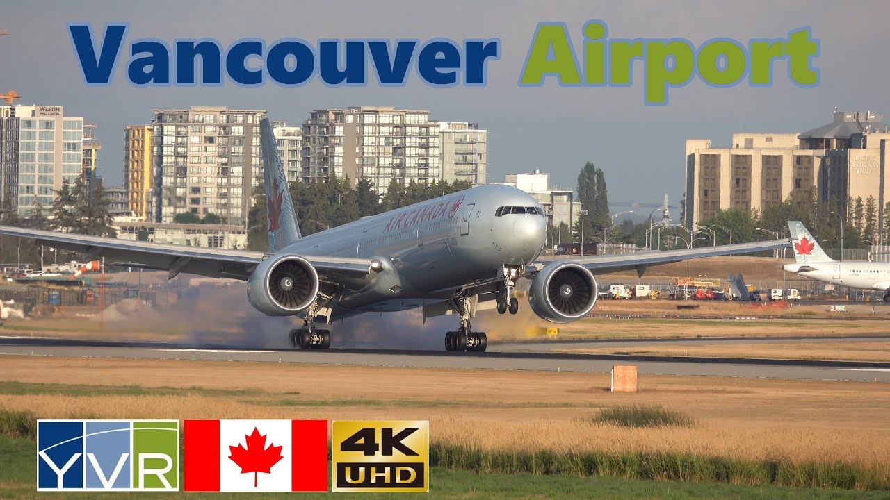 Vancouver Airport YVR Plane Spotting 3rd August 2018 HD 4K