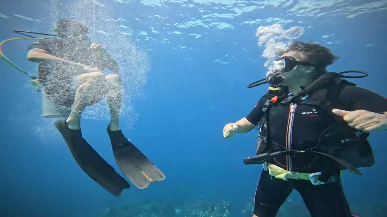 Scuba Diving with Friends Cozumel 2024 