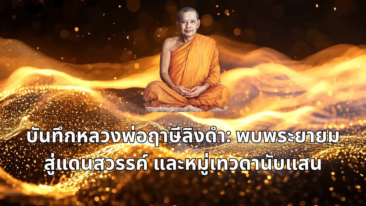 บันทึกหลวงพ่อฤาษีลิงดำ: พบพระยายม สู่แดนสวรรค์ และหมู่เทวดานับแสน EP1 #ธรรมะ #หลวงพ่อฤาษีลิงดำ