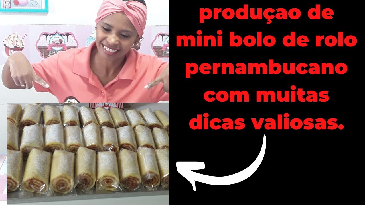 #dicasdeconfeitaria /Dicas valiosas para você fazer mini's bolo de rolo perfeito.