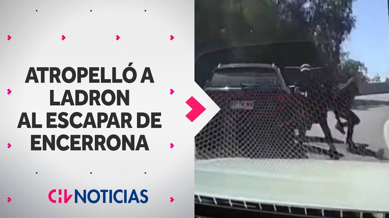 Habla conductor que atropelló a delincuente en intento de encerrona en Quilicura: 