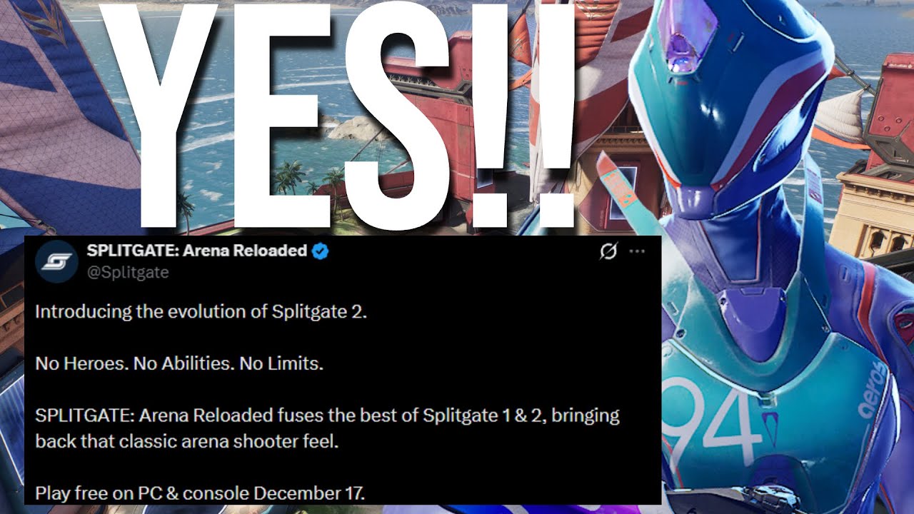 Goodbye Splitgate 2, Hello Splitgate Arena Reloaded...