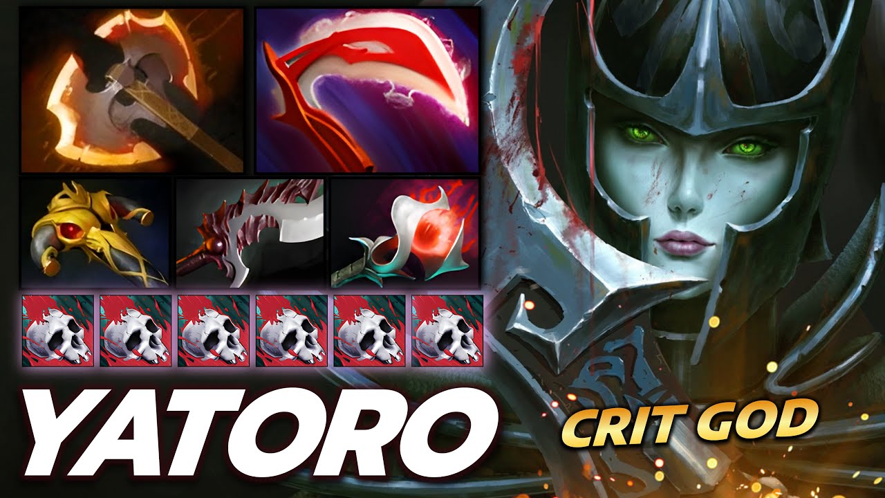 YATORO [Phantom Assassin] Crit God Coup De Grace Dota 2 (Fullmatch)