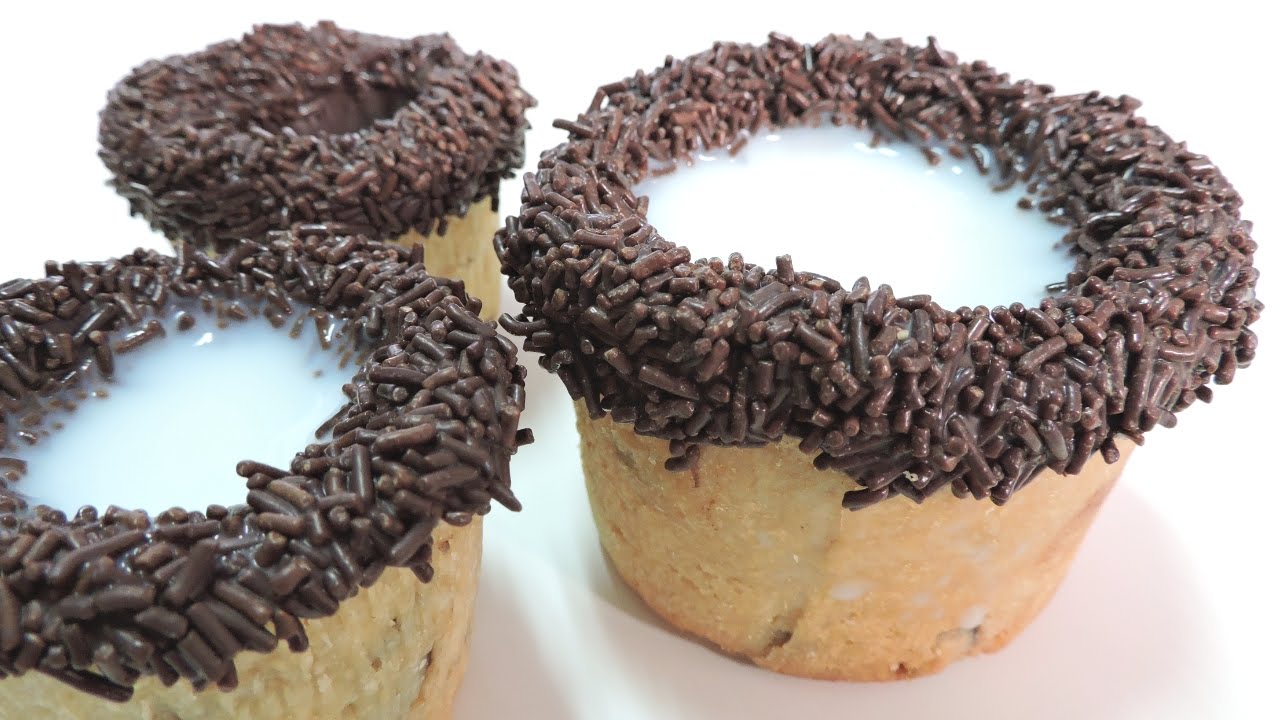 Cookie Tazas (de galleta y chocolate)