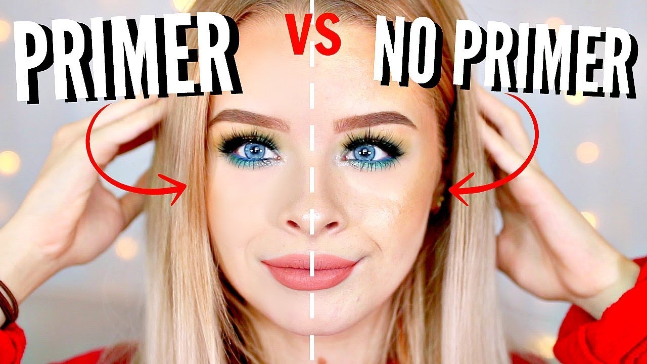 DOES PRIMER *ACTUALLY* WORK?? HALF FACE + 8 HOUR WEAR TEST | sophdoesnails