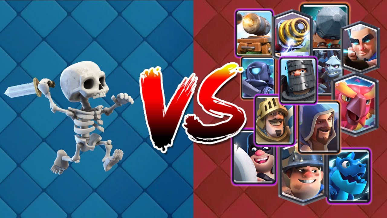 How to counter 53 cards with just Skeletons - Cannoneer Edition