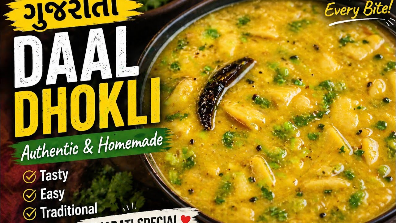 गुजराती दाल ढोकली 