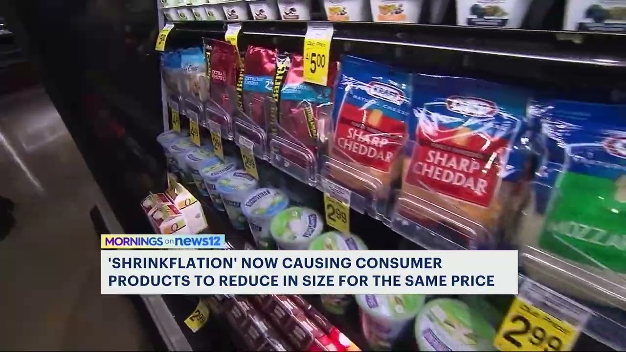 'Shrinkflation' causing consumer products to reduce in size for same price