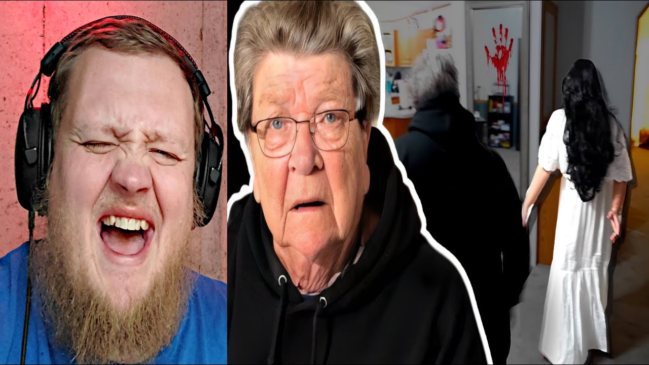 GHOST PRANK ON ANGRY GRANDMA! (REACTION)