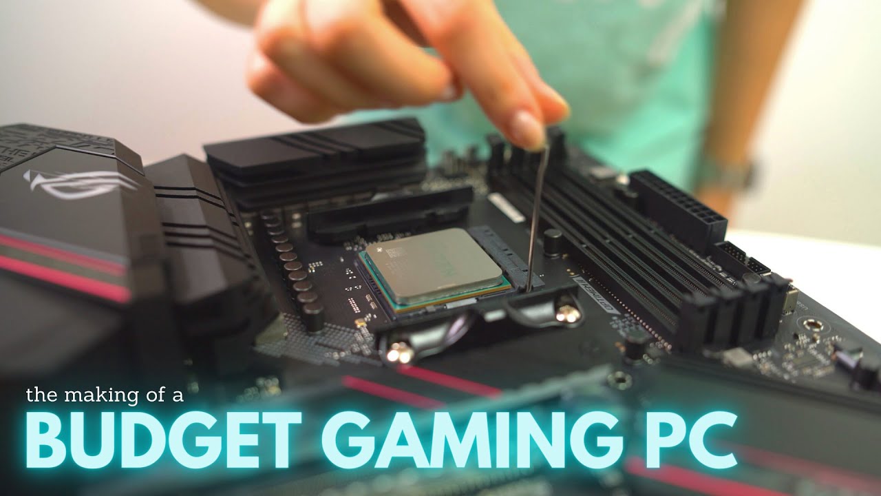 Building a budget gaming PC in 2020 | Ryzen 3700x & Asus ROG STRIX B550-E GAMING