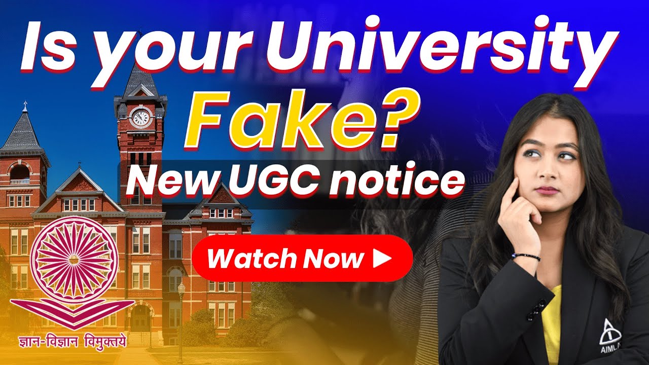 Don't enroll in these Universities | New UGC notice | Aimlay