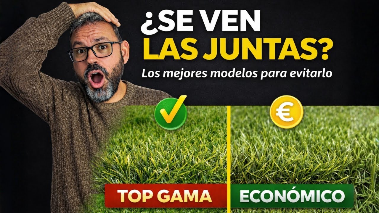 ¿Se notan las juntas en el césped artificial? Solución en estos dos modelos. Cordoba 45 vs Madrid 45