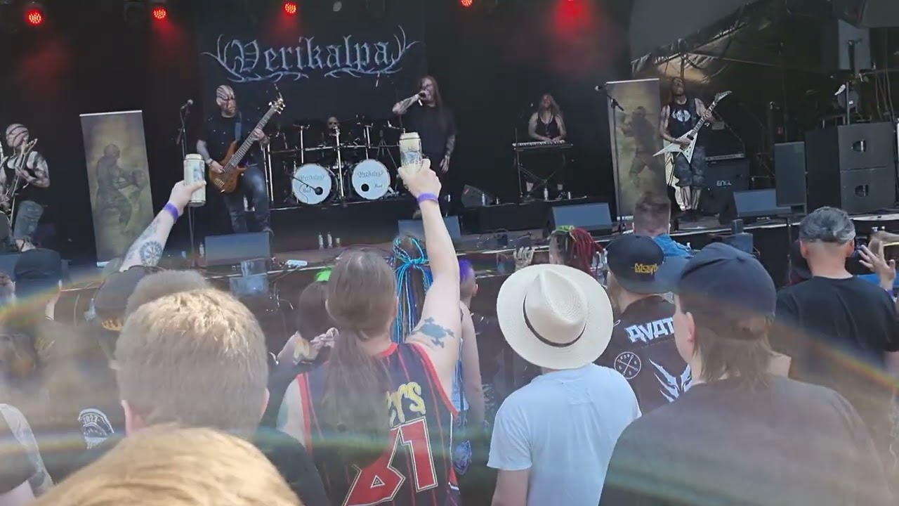 Verikalpa - Tuhkakruunu (new song, live @ Tuhdimmat Tahdit 2023)