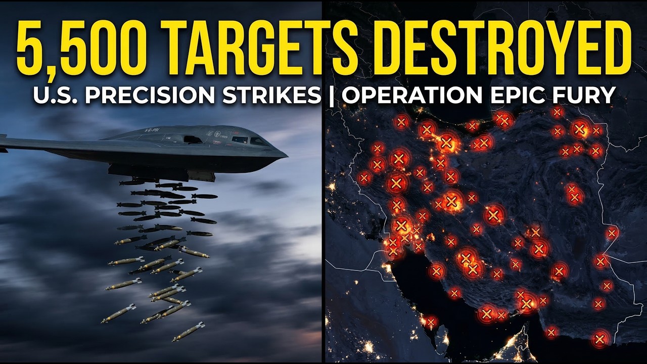 5,500 Targets Hit: Inside the Massive U.S. Strikes on Iran | Operation Epic Fury