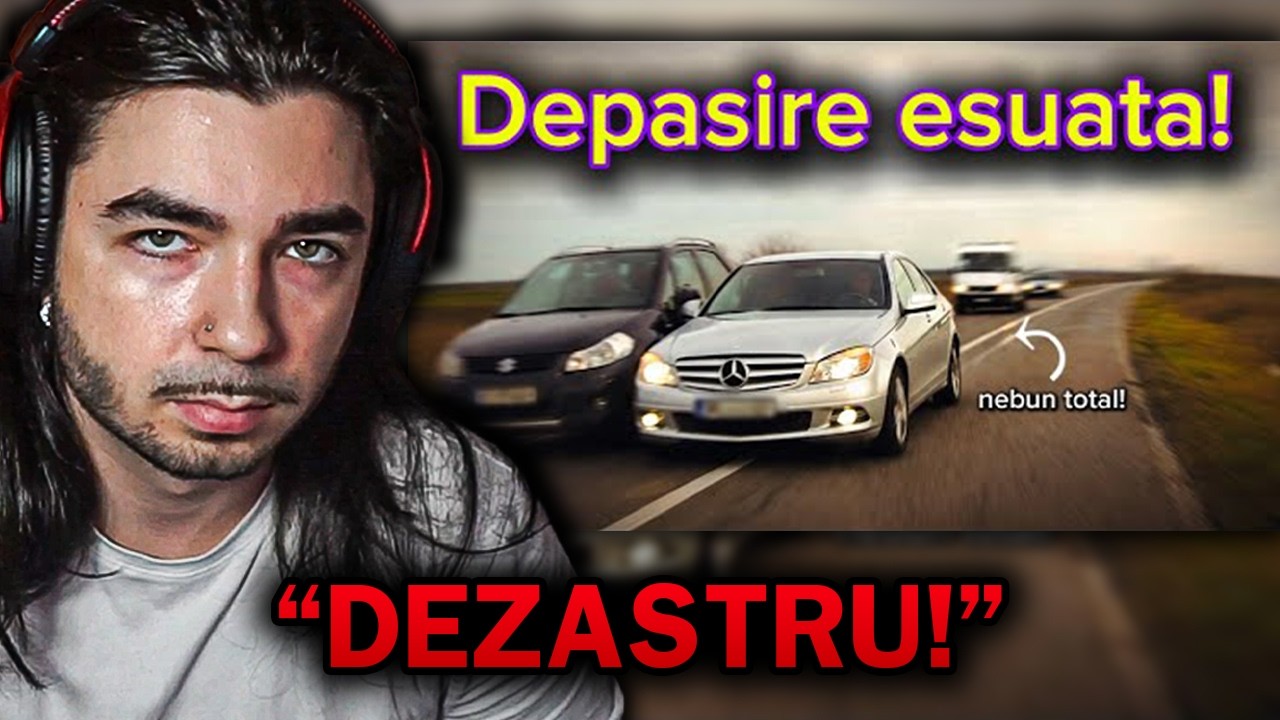 TheRealRed Reactioneaza La Romanian Dashcam: Soferi inconstienti, accidente si depasiri riscante