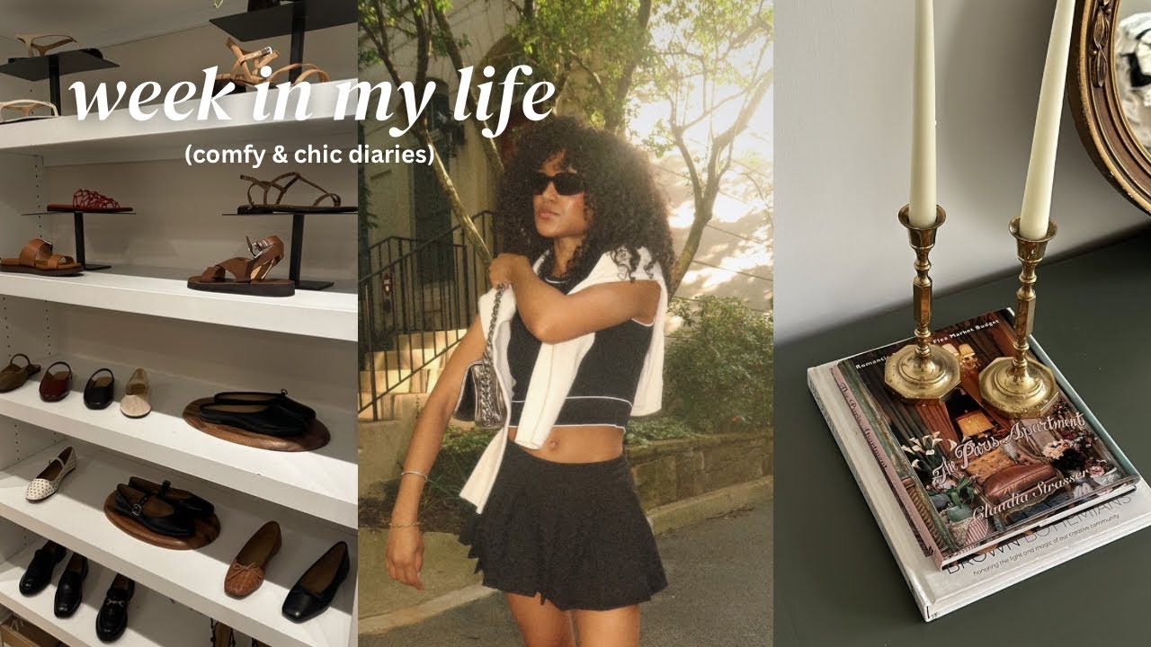 VLOG:Come Antique Shopping With Me! New Apartment Decor, PR  haul, Life in ATL, Comfy & Chic series