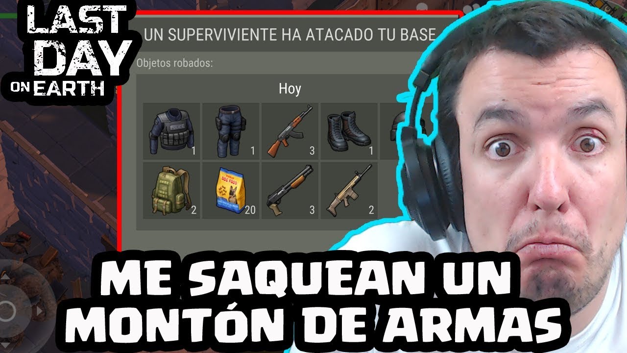 ME SAQUEAN UN MONTÓN DE ARMAS (Sabaz76) | LAST DAY ON EARTH: SURVIVAL | [El Chicha]