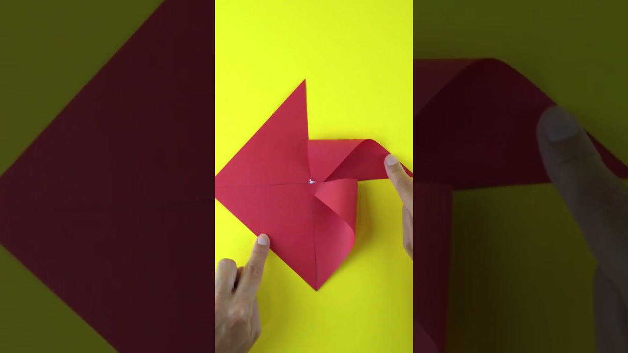 How To Make Paper Windmill in 5 minutes /Moving paper toys DIY