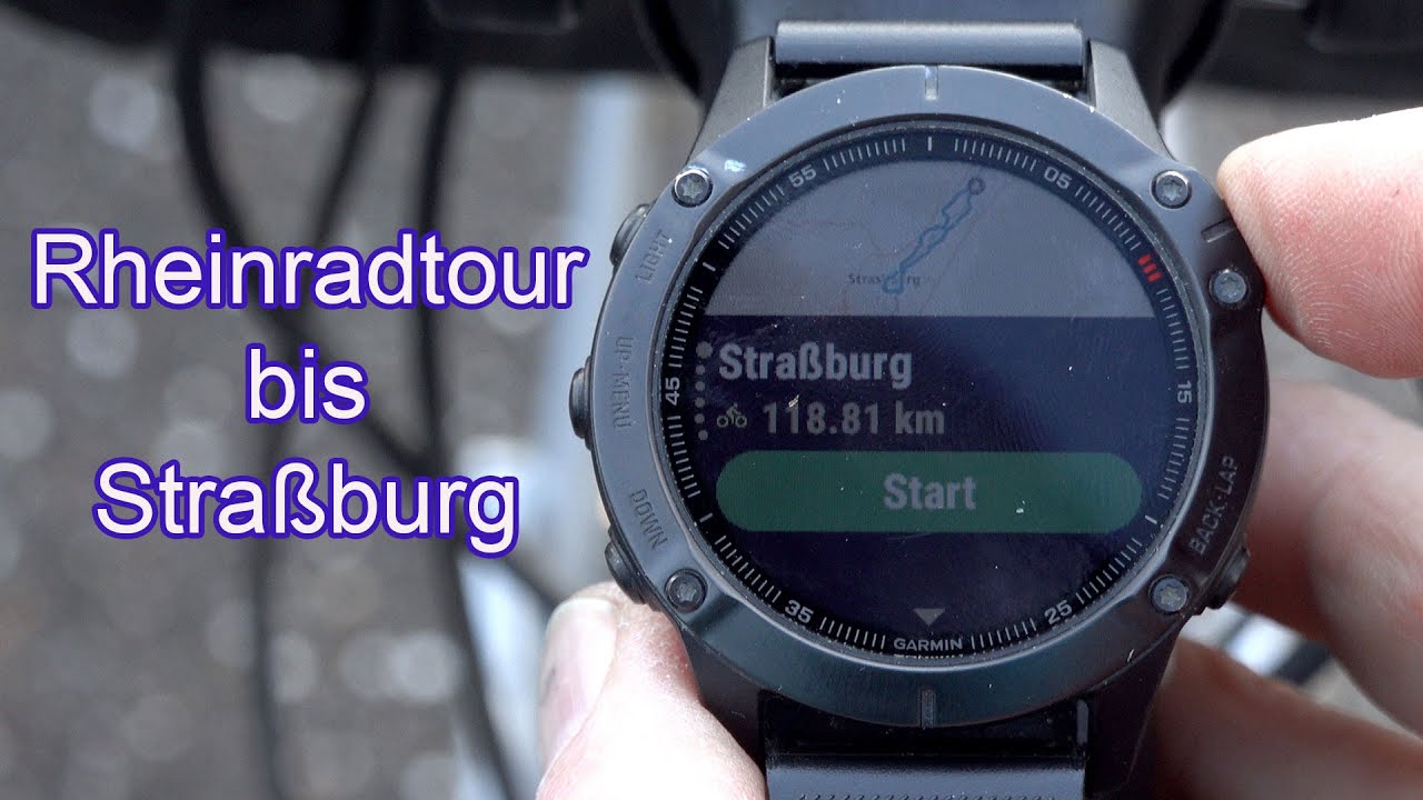 Rheinradtour bis Straßburg