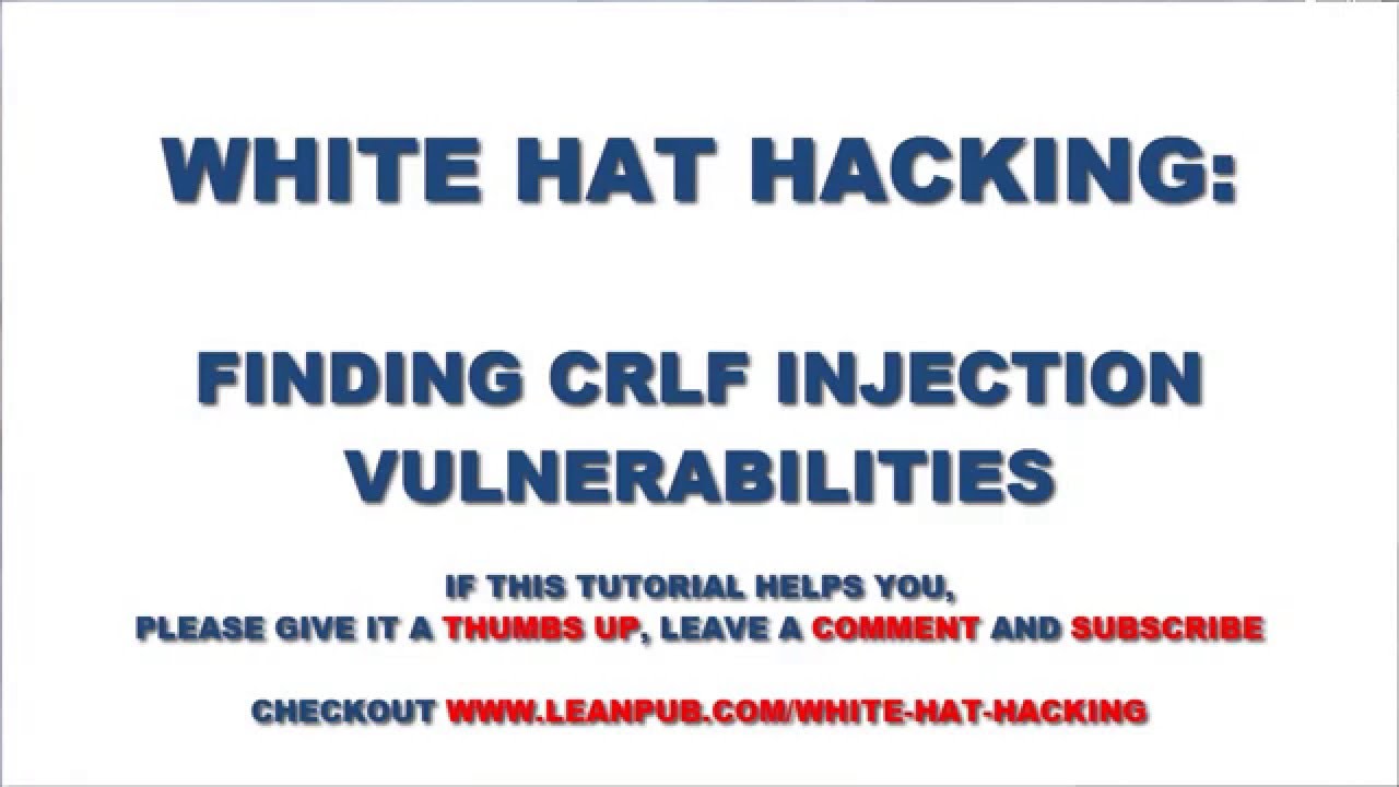 Web Hacking: How to Find CRLF Injection Vulnerabilities