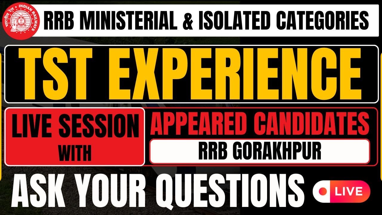 🔴RRB TST Experience Live Session with Appeared Candidates | Teaching Skill Test | RRB Gorakhpur