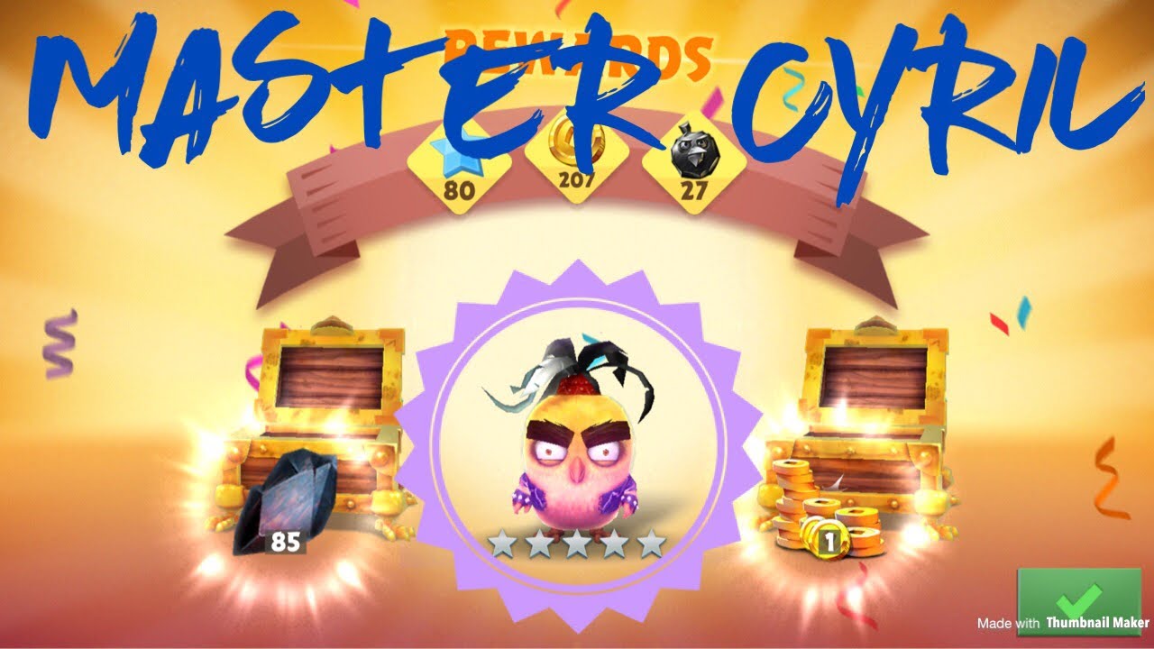 Angry Birds Evolution: Master Carson Event/Master Cyril