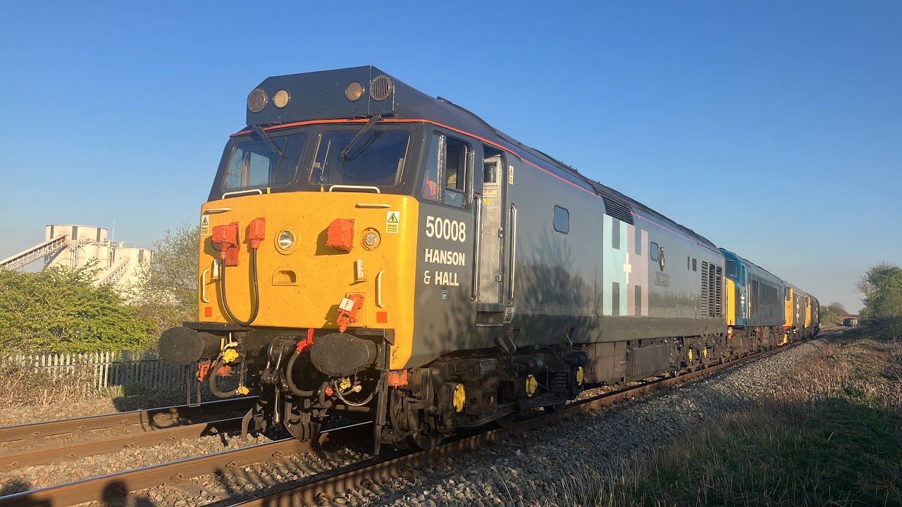Heavy Freight Trains & Locomotive Move Whitley Bridge & Knottingley 08/04/25