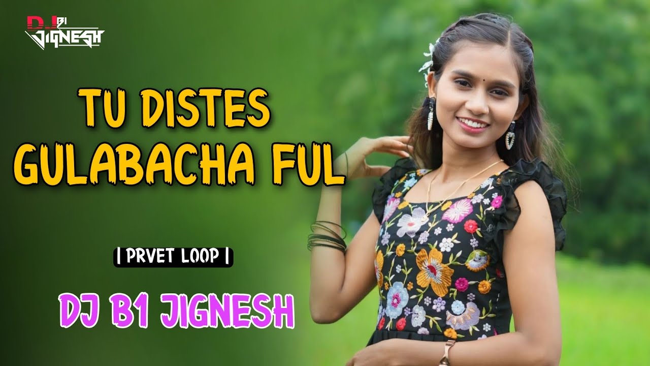 Tu Distes Gulabacha Ful || New Gavthi Song || Prvet Loop Mix || Dj B1 JIGNESH 