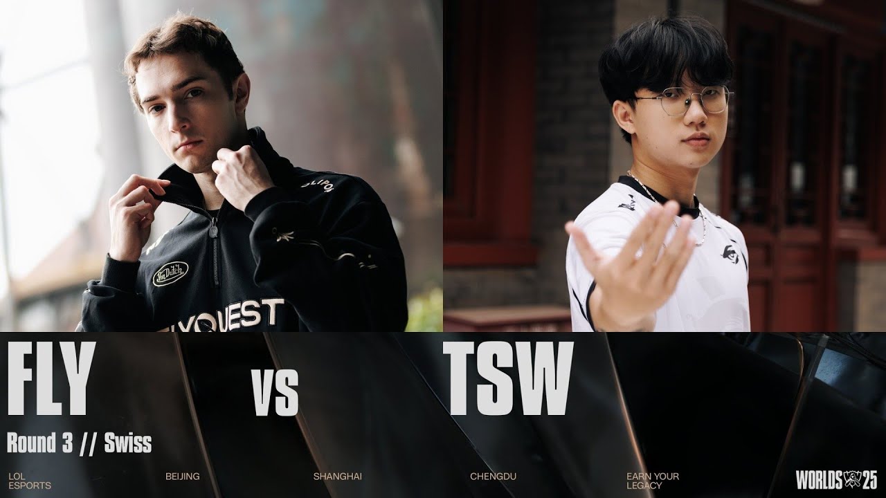 FLY vs TSW | WORLDS 2025 | Swiss | Game 01 | FlyQuest vs Team Secret Whales