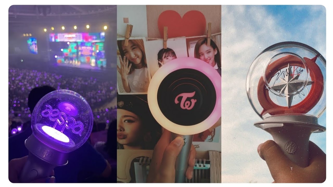 ✧ &bull;Unboxing kpop lightsticks&bull; ✧ Tiktok Compilation #3 𖤐 #kpop #youtube #tiktok #tiktokcompilation
