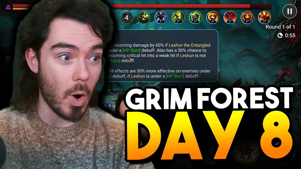 GRIM FOREST - Day 8! (FINAL BOSS!!) | RAID: Shadow Legends