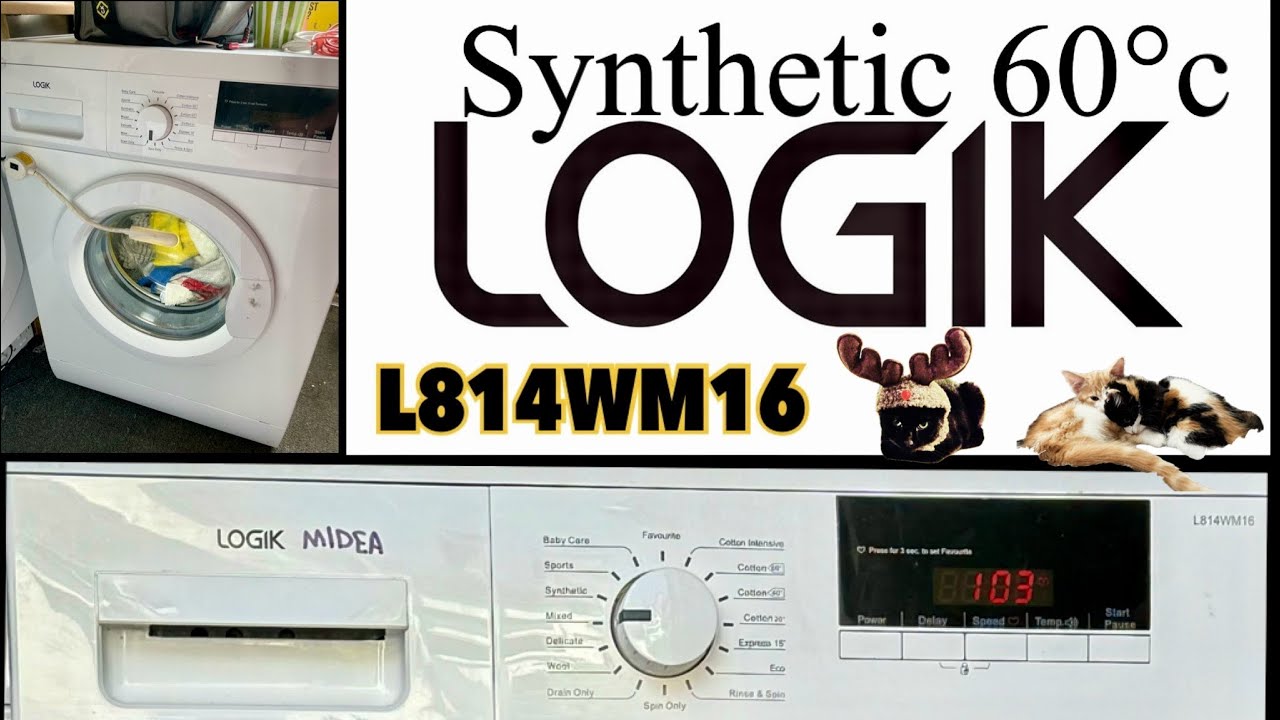LOGIK L814WM16, Synthetic 60&deg;c @servisslimline @whichwasher2007