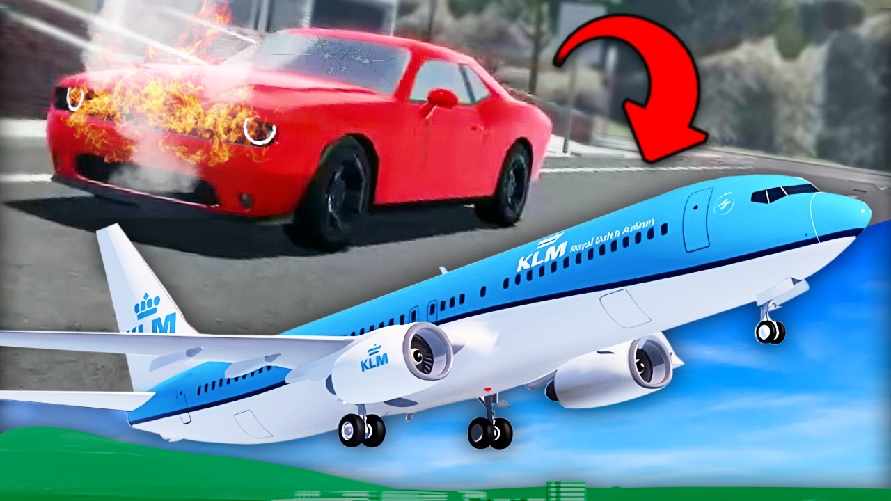 Roblox but if I crash, my vehicle changes