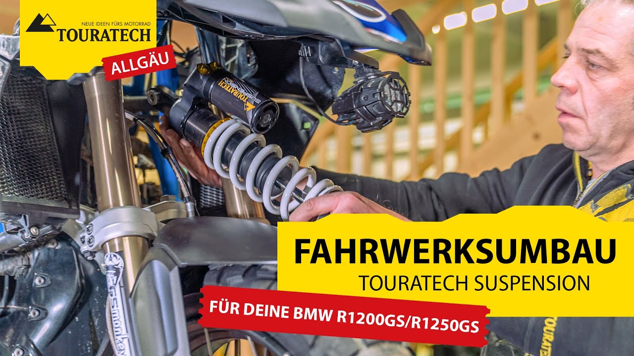 Fahrwerksumbau für R 1200 GS / R 1250 GS mit Touratech Suspension | TOURATECH ALLGÄU