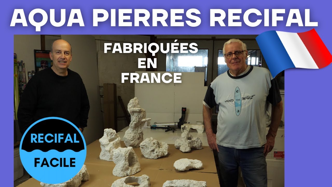 Des Aqua Pierres pour le récifal 100% naturelles et de fabrication Française.