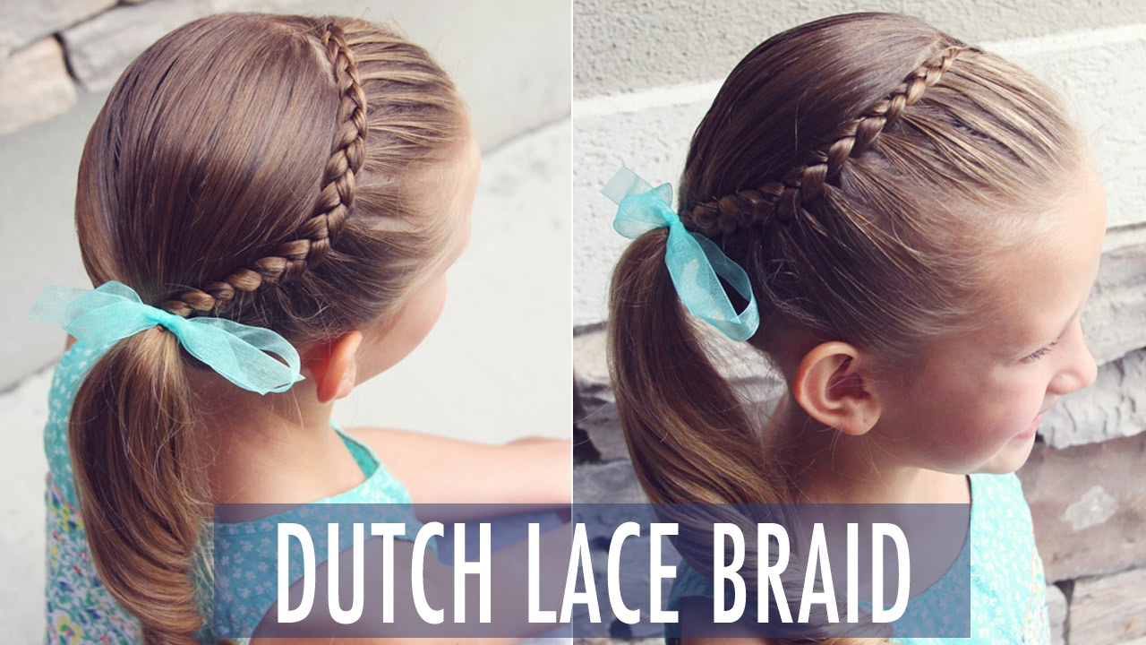 How to: Dutch Lace Braid | Great Beginner Hairstyle for All Ages | Brown Haired Bliss